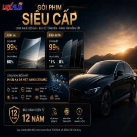 Phim Cách Nhiệt Luxfilm Pro Gói Siêu Cấp – Đỉnh Cao Công Nghệ Bảo Vệ Ô Tô